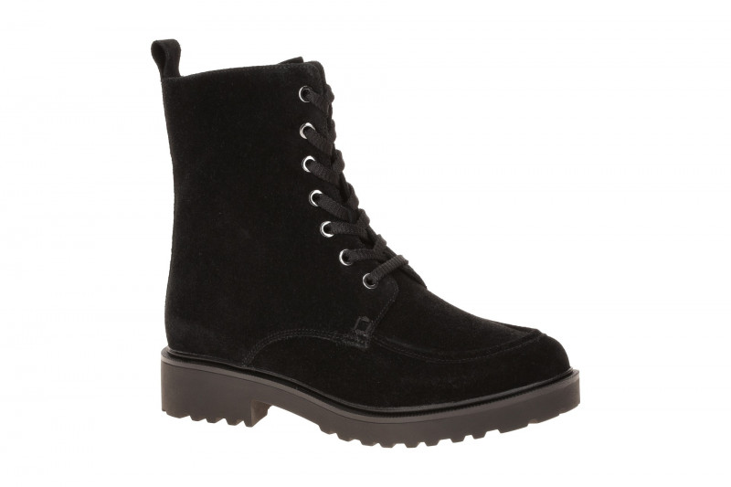 Caprice Stiefelette Schnür Boots schwarz Thermo 25314