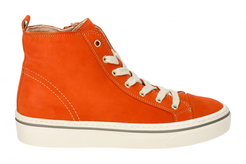 Gabor Mid Sneakers Stiefelette orange Velour 43.160.13