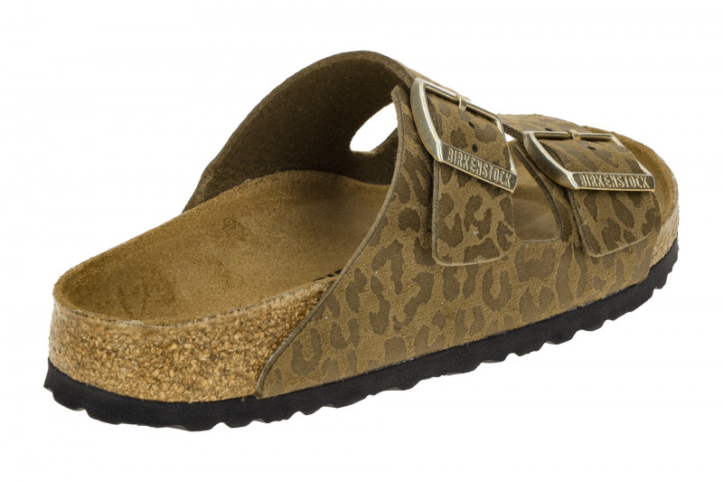 Birkenstock Arizona BS Pantolette grün khaki LEO SCHMAL 1030586