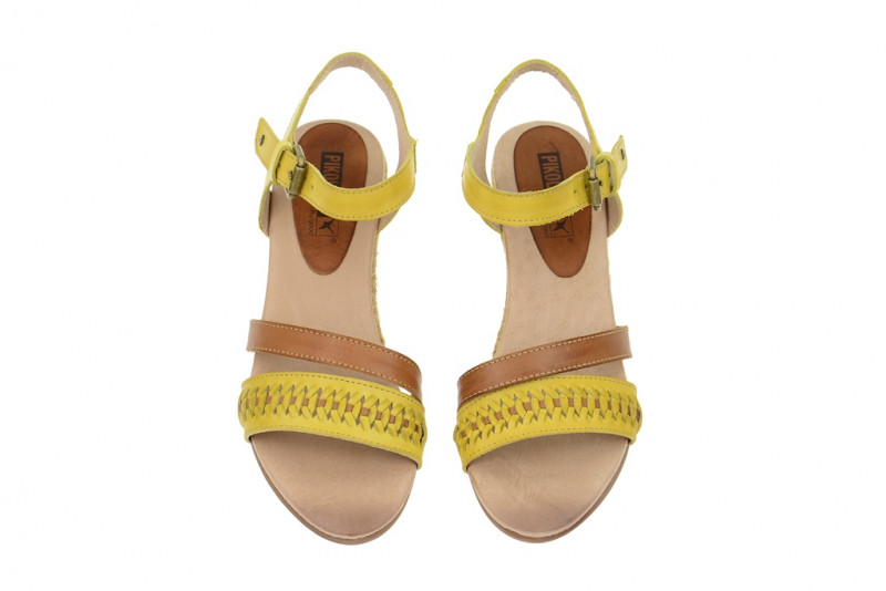 Pikolinos Keil Sandalette - Cullera sol gelb - 976-8111