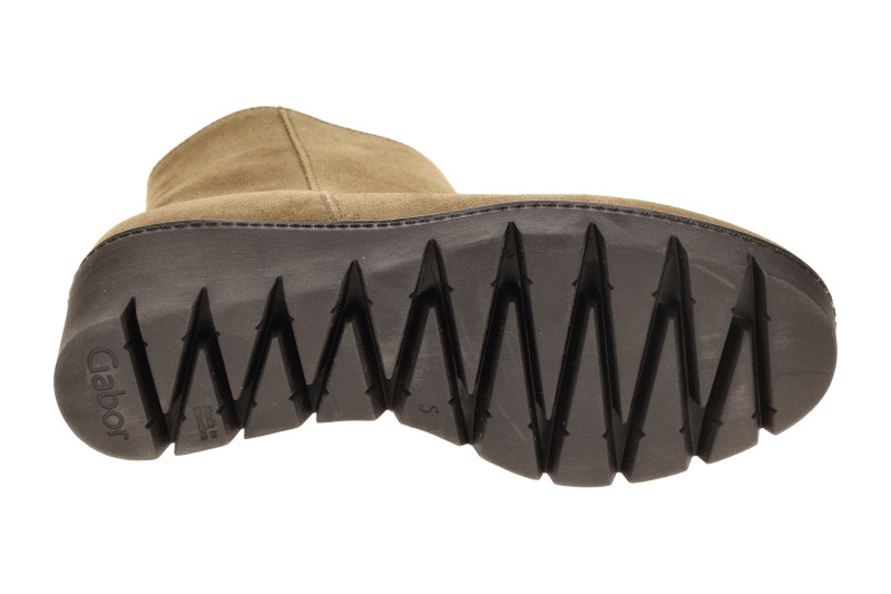 Gabor Keil Stiefelette beige Velour 8045.01.009