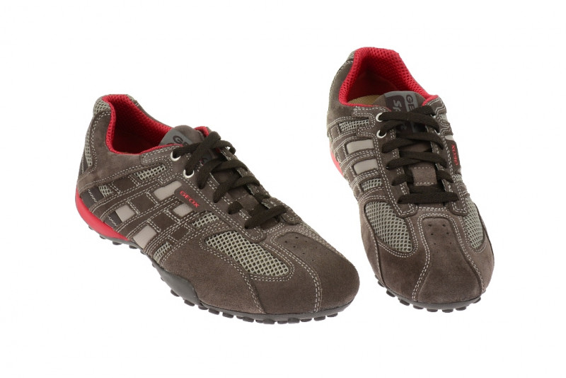 Geox Snake braun grau taupe-ebony U4207K 01422 C6105