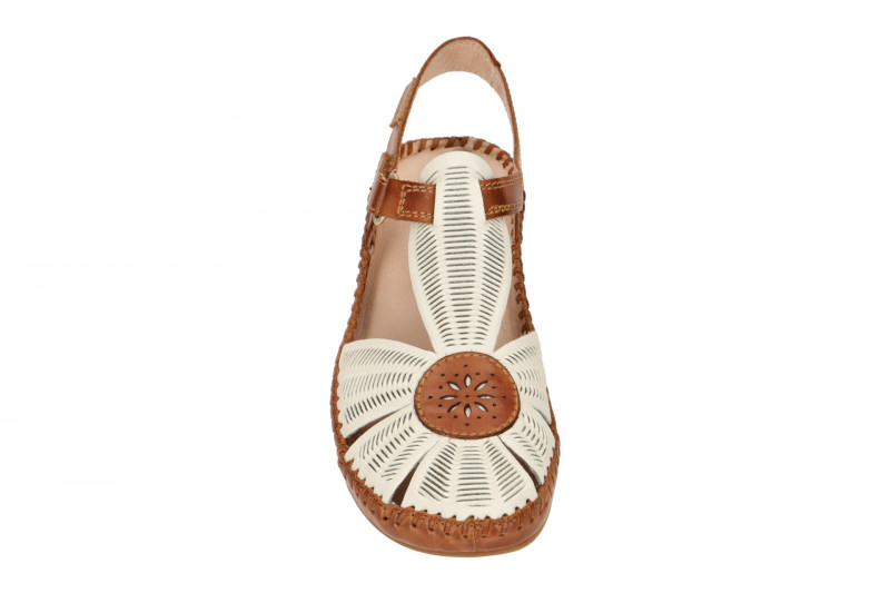 Pikolinos Vallarta Sandale weiß braun 655-0575