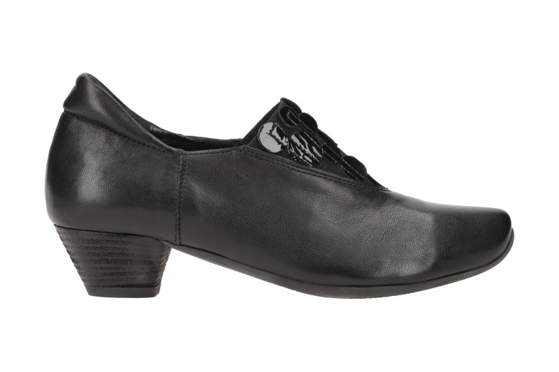 Think Aida Schuhe schwarz Lack-Punkte 809