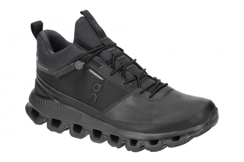 on Cloud Hi Waterproof Schuhe schwarz Damen 28.99672