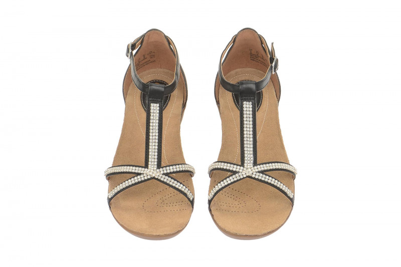 Clarks Raffi Star Sandale schwarz