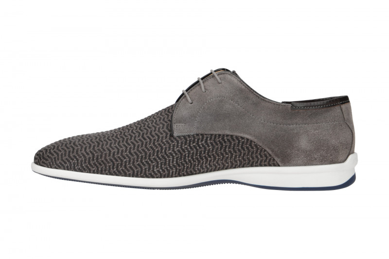 Floris van Bommel Schuhe grau Nubuck Lizar 18303