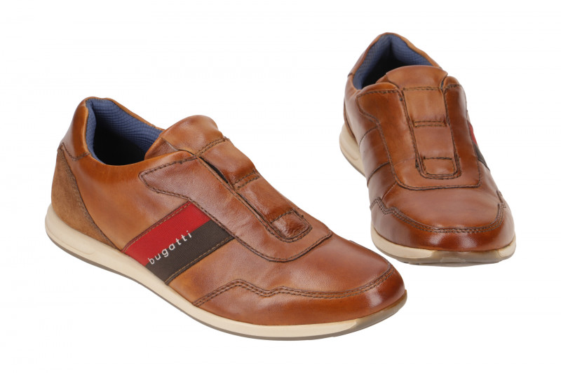 bugatti Thorello Slipper Schuhe braun cognac A9Q60
