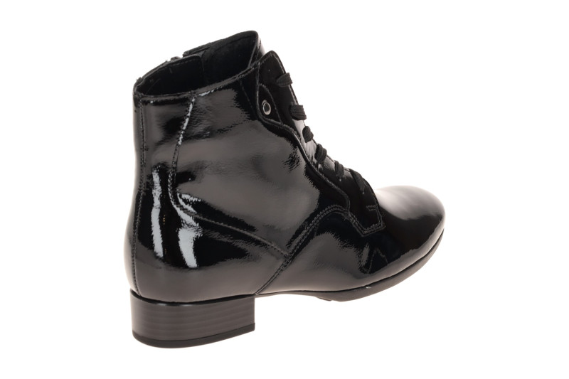 Gabor Stiefelette Ankle Boots schwarz Lack H-Weite 8031.04.006