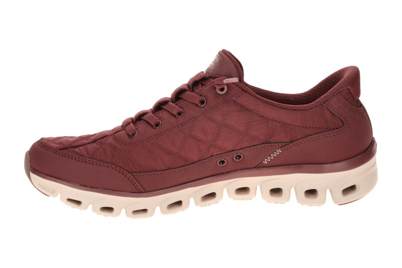Skechers Glide Step Schuhe rot Slip-Ins 104556