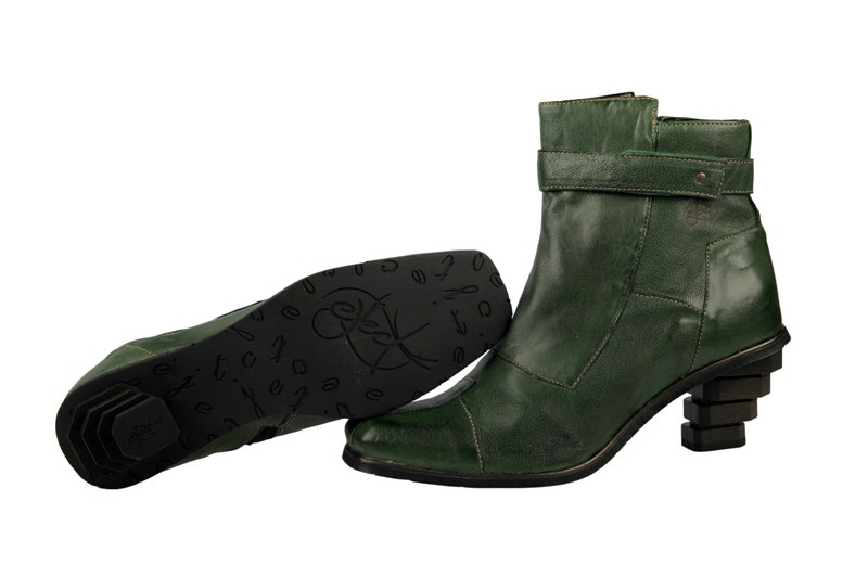 Eject New Square Stiefeletten E-12693 grün