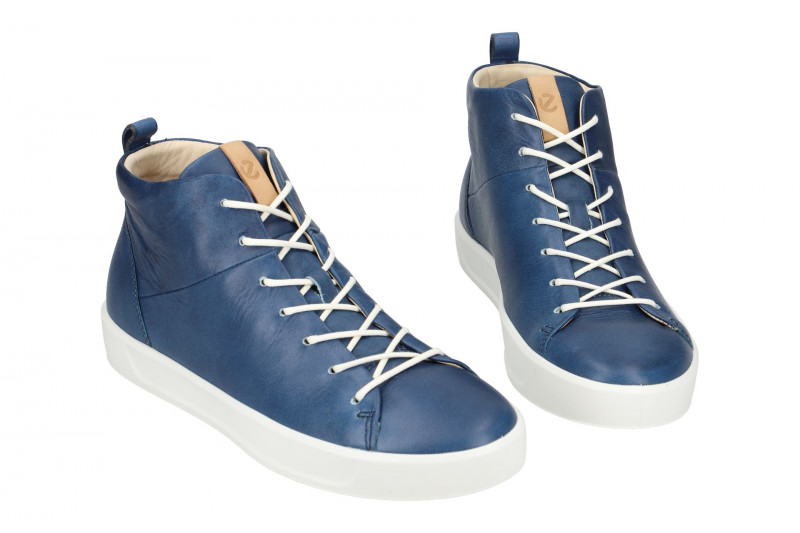 Ecco Soft 8 Damen Sneaker Schuhe blau