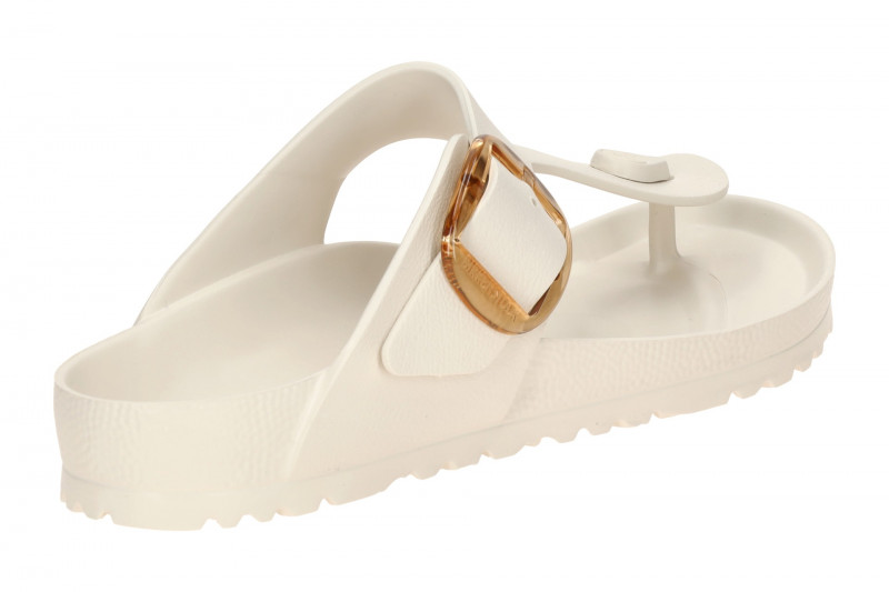 Birkenstock Gizeh Big Buckle Pantolette weiß eggshell SCHMAL EVA