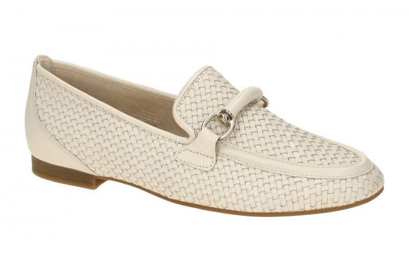 Gabor Slipper Loafer beige geflochten 85.218.22