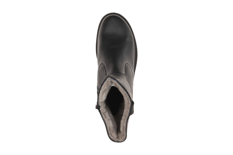 JOMOS Warmfutter Stiefel schwarz H-Weite Lammfell 456504
