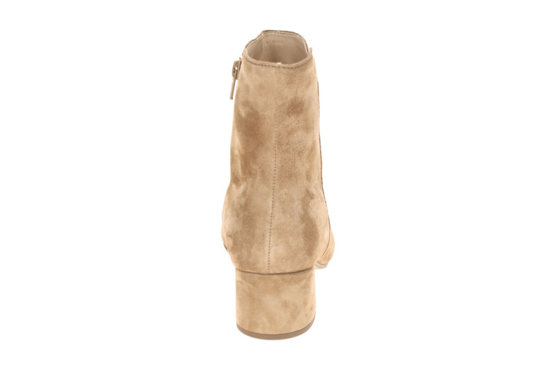 Gabor Stiefelette Ankle Boots beige sand Samt 8036.01.006