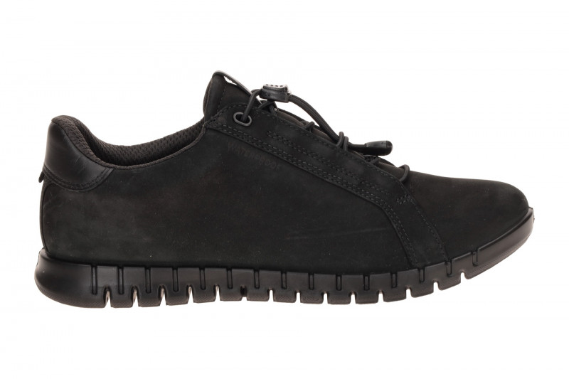 Ecco Gruuv Lite Slipper Schuhe schwarz Gummizug Waterproof 246333