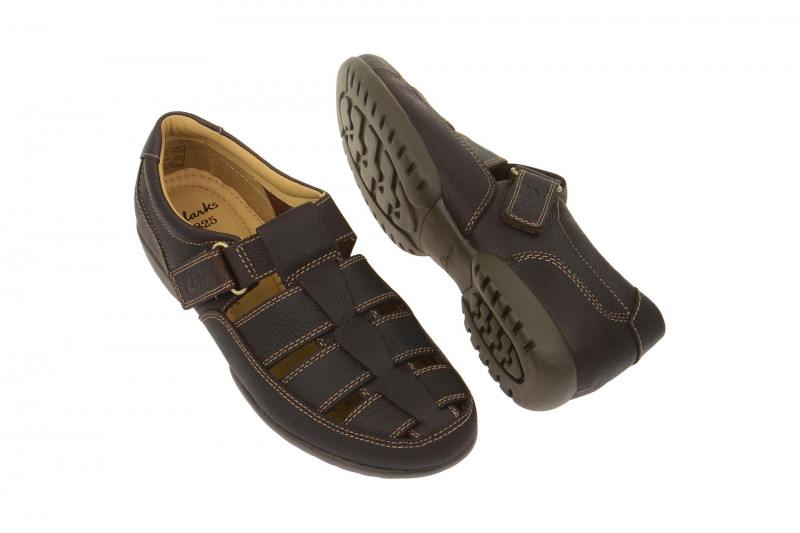 Clarks Recline Open Schuhe braun H-Weite - 20348485 8