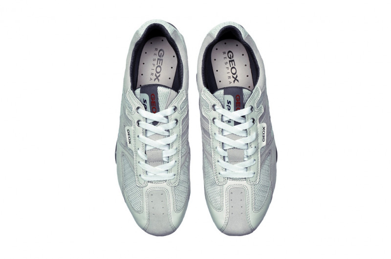 Geox Snake M Schuhe weiß Sneakers U1107M