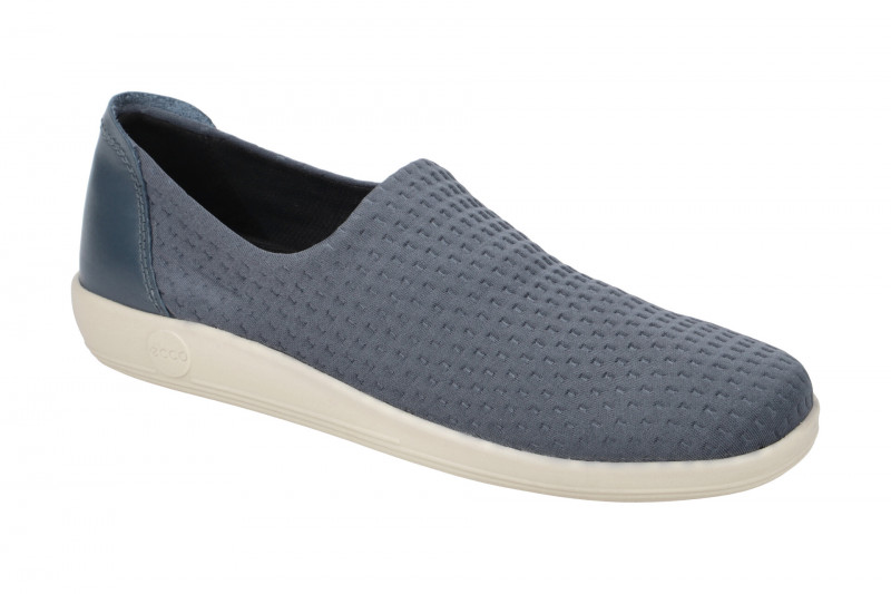 Ecco Soft 2 Slipper Schuhe blau Damen 206573