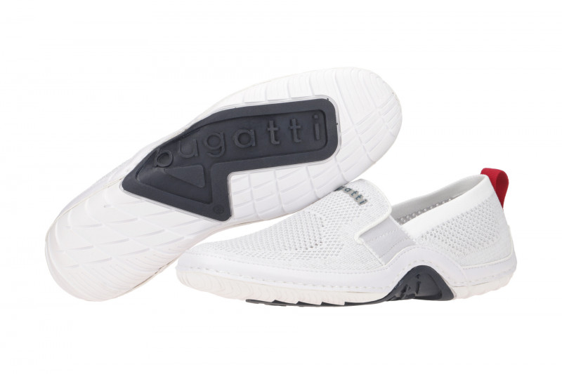 bugatti Quetzal Schuhe Slipper weiß