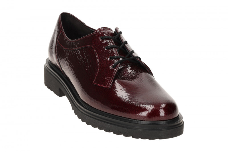 Gabor Davos Schuhe rot burgund Effekt Lack 52.555.88