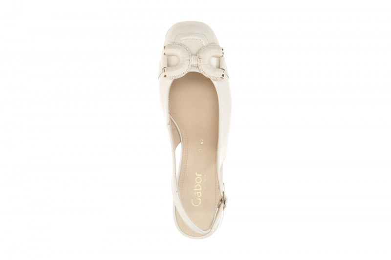 Gabor Comfort Sling Pumps beige Lack 62.243.90