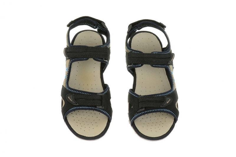 Geox Sand.Strel Sandale schwarz - D3225B