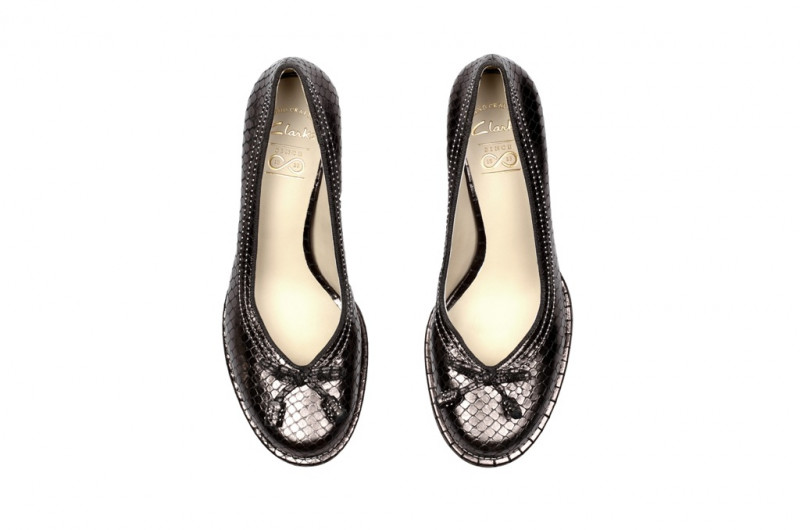 Clarks Bombay Lights Pumps in metallic grau 20355380