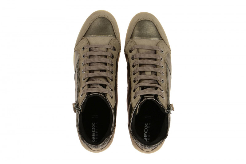 Geox Myria Schuhe Boots grau metallic D7468B 0AJ22 C6738