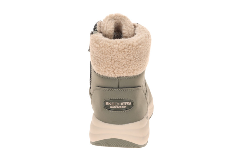 Skechers On-The-Go Stiefeletten grün olive Damen wasserdicht 144746