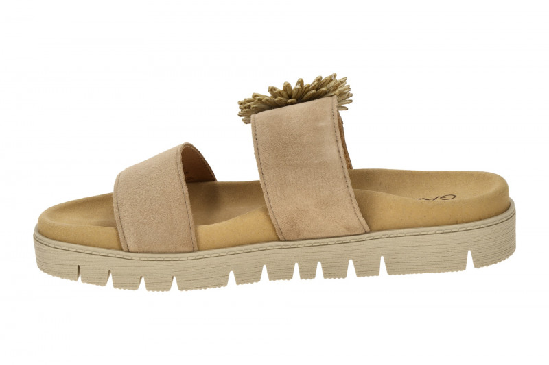 Gabor Pantolette sand beige Velour 83.743.14