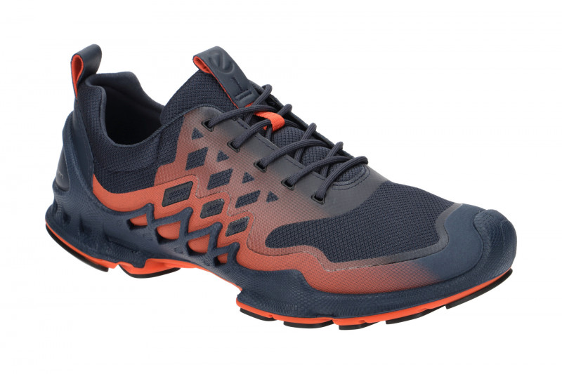 Ecco Biom AEX Herren Sportschuhe blau orange