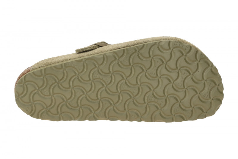 Birkenstock Boston Clogs Pantolette grün khaki Normal-Weit UNISEX 1019054