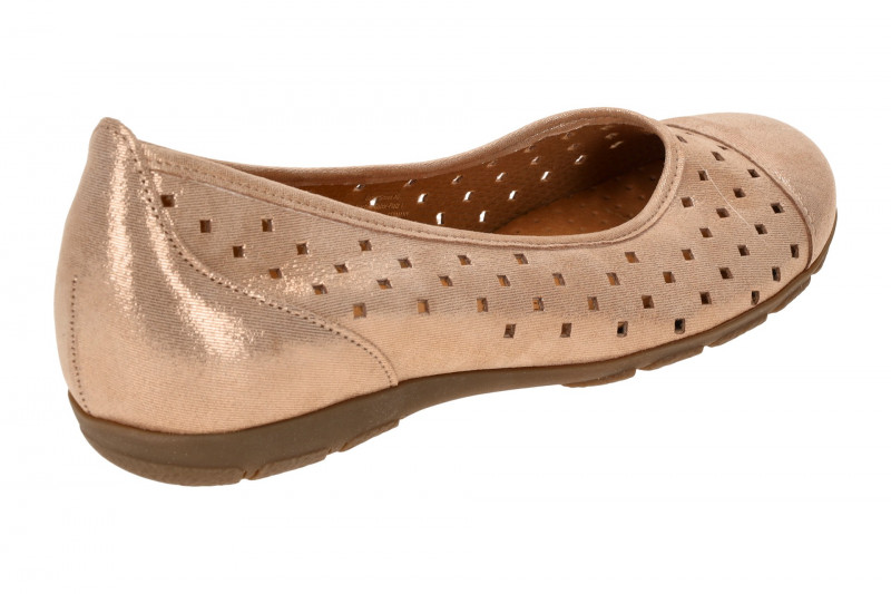 Gabor Schuhe Ballerina rose gold metallic 64.169.60