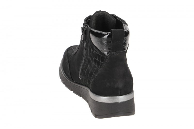 Waldläufer Ramona Stiefelette schwarz K-Weite Nubuck