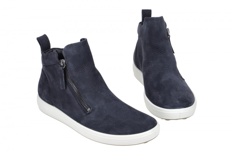 Ecco SOFT 7 Stiefelette blau Damen 470313