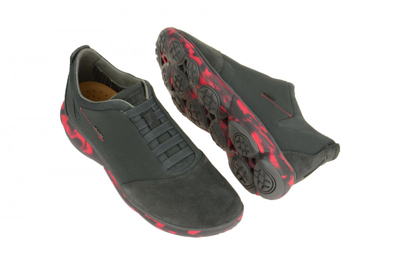 Geox Nebula Schuhe grau rot Flecktarn
