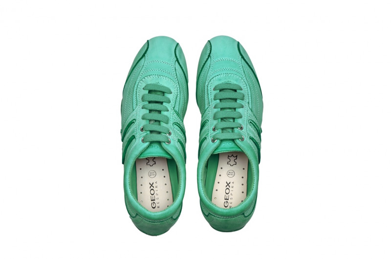 Geox Snake R Damenschuhe aqua grün D3212R