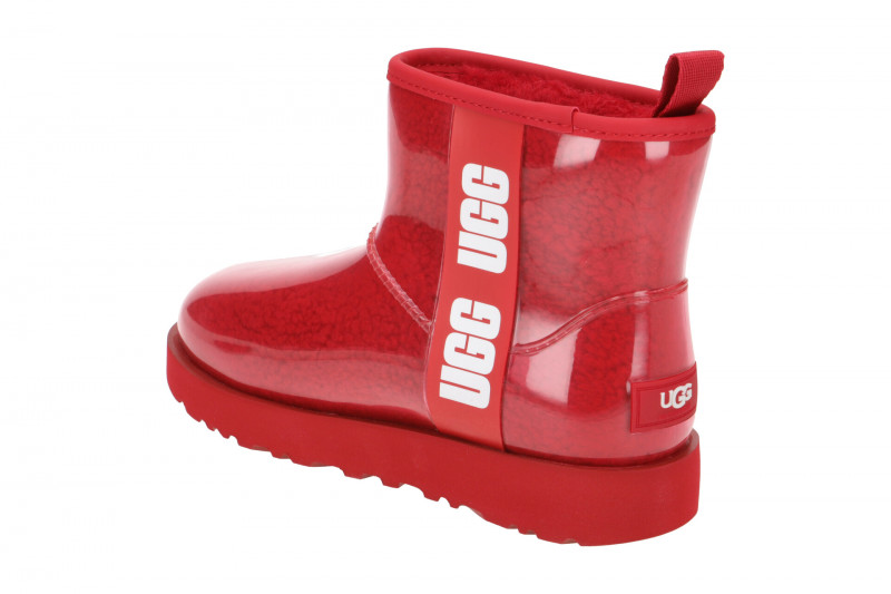 UGG Classic Clear Mini Stiefelrot rot samba-red