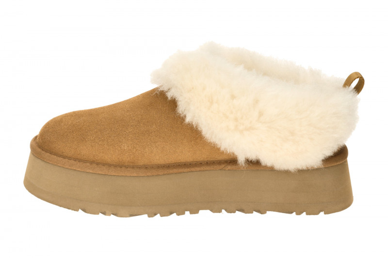 UGG Tazzele Boots Plateau Slipper braun chestnut Warmfutter