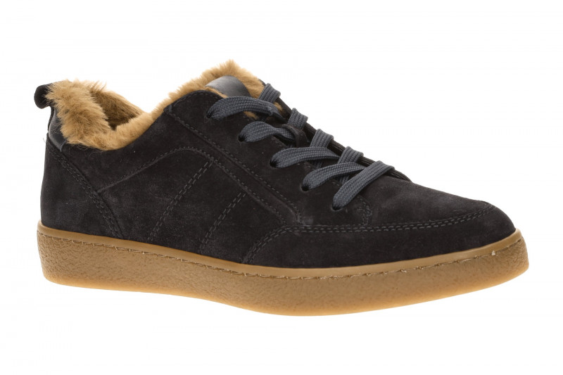 Gabor Sneaker Schuhe blau Fellkragen 6024.01
