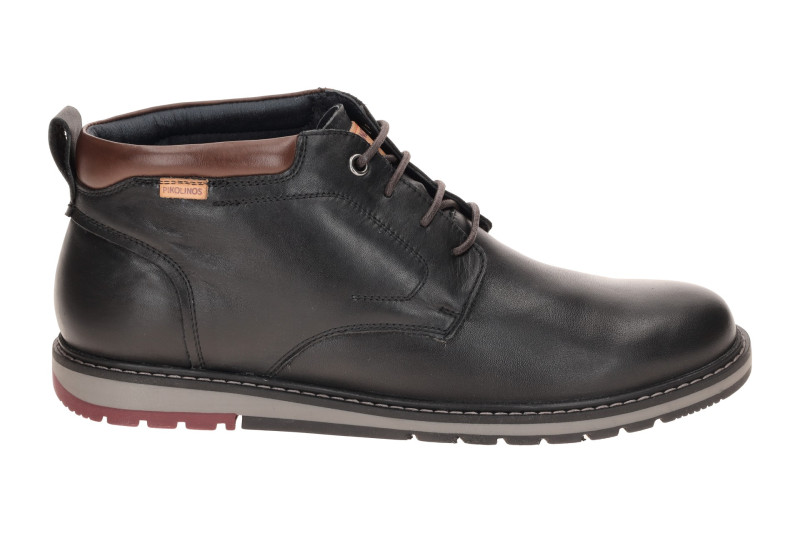 Pikolinos Berna Winter Stiefelette schwarz Herren Lammfell M8J-N8181