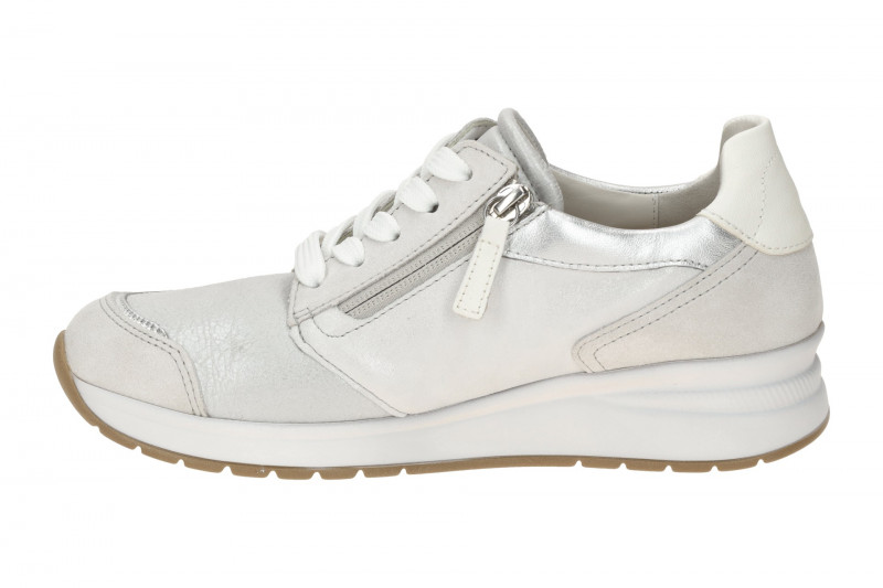 Gabor comfort Schuhe weiß silber K-Weite OptiFit 86.307.60