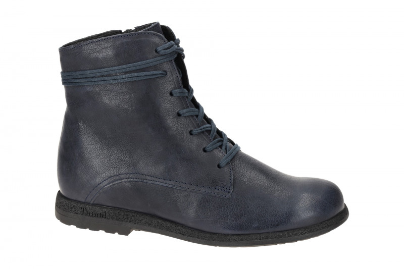 Think Rento Stiefel blau Glattleder 843