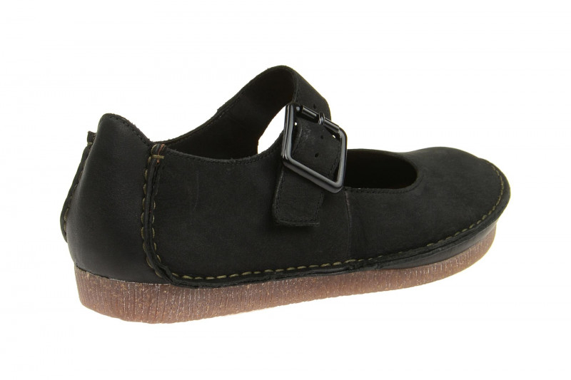 Clarks Janey June Schuhe schwarz Nubuck