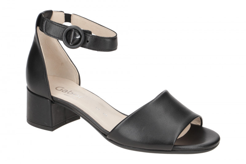 Gabor Sandalette schwarz Nappa 82.902.27