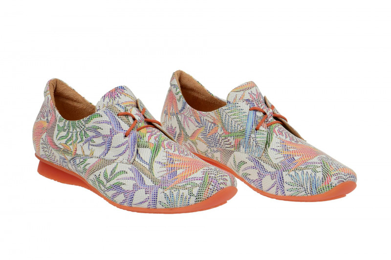 Think Chilli Schuhe weiß Blumen 0-80100-97