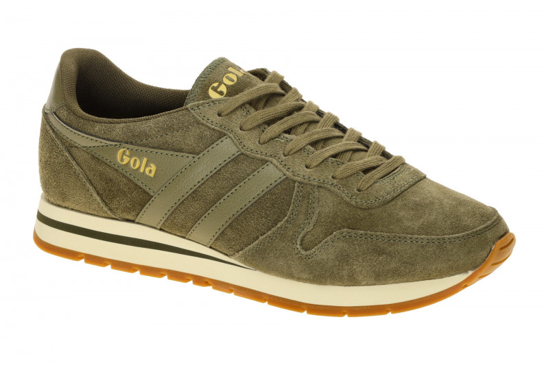 Gola Daytona Schuhe Sneakers grün Herren Velour CMB910KN