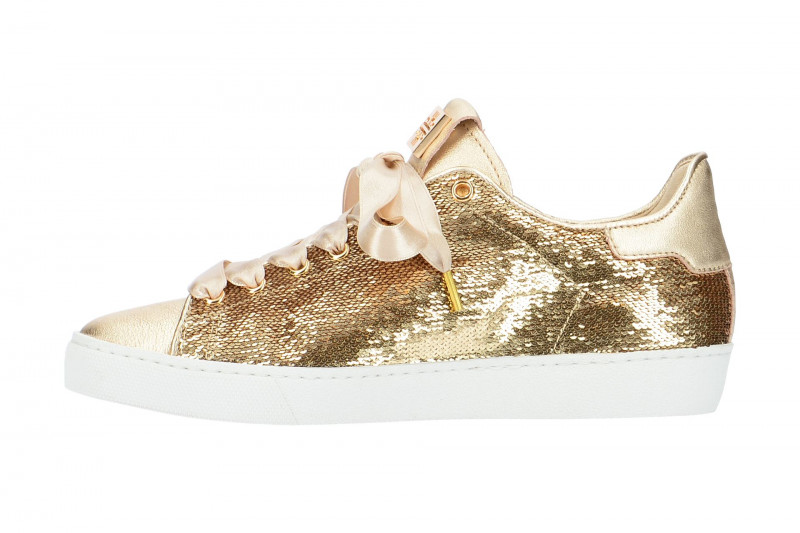 Högl Schuhe platin beige Pailletten Swarovski